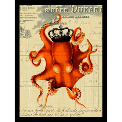 « octopus », impression encadrée