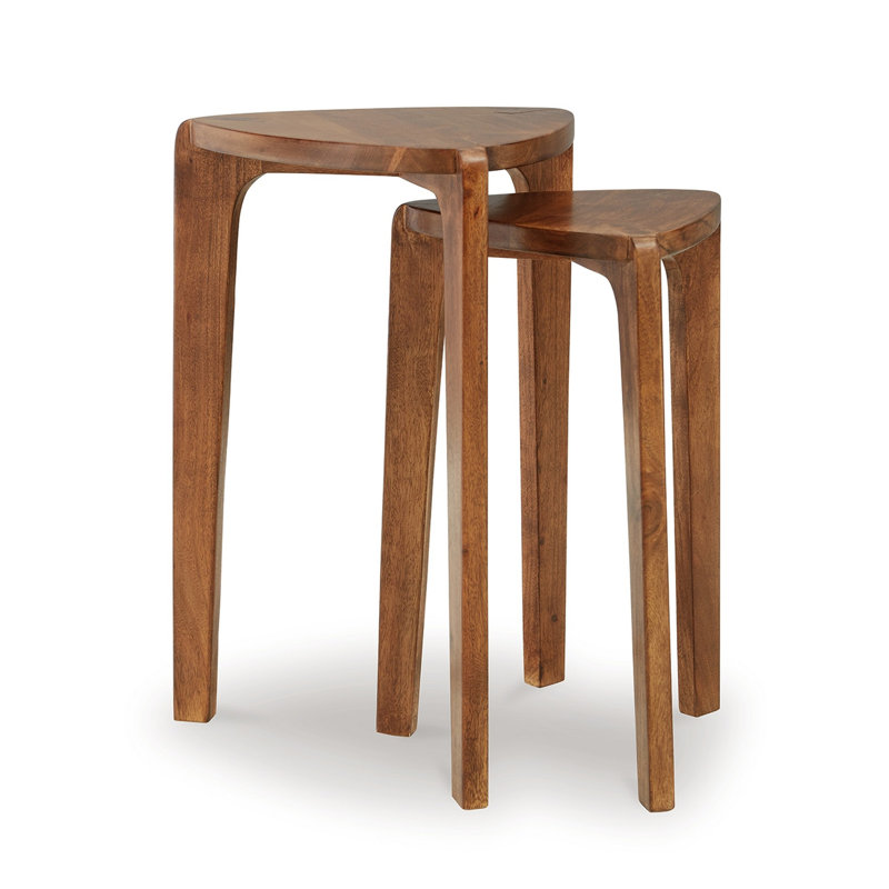 Mahelet Solid Wood Nesting Tables