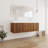 60" Bathroom Vanity with Sink, 60 Inch Floating Vanity, Double Sink Wall Mounted Vanity Combo, Modern Bathroom Vanity Set with 4 Doors and Resin Basin Sink-1010041084