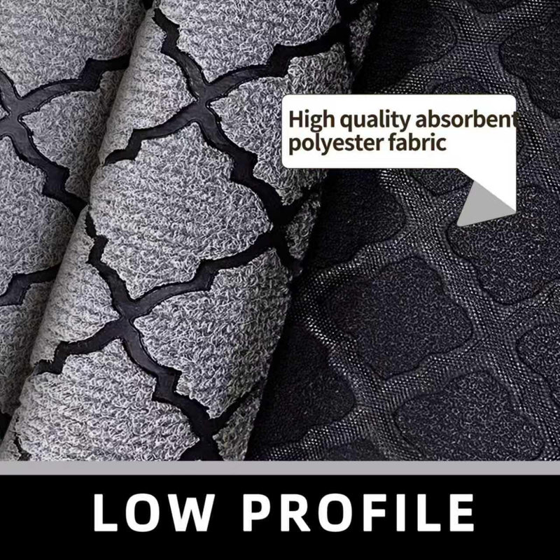Non-Slip Geometric Doormat