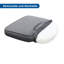 Coussin simple en oléfine - gris foncé-1360595866