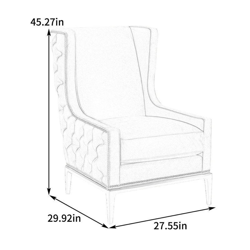 Fauteuil inclinable en flanelle à haute élasticité