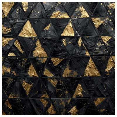 Coussins décoratifs noirs et noirs à texture triangulaire