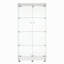 Armoire vitrée à 2 portes avec 4 lumières DEL-801351301