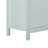 Entryway Cabinet with Wave Design - 3 Adjustable Shelves-1668024693