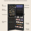 Armoire à bijoux murale avec miroir Mohsin-155025005