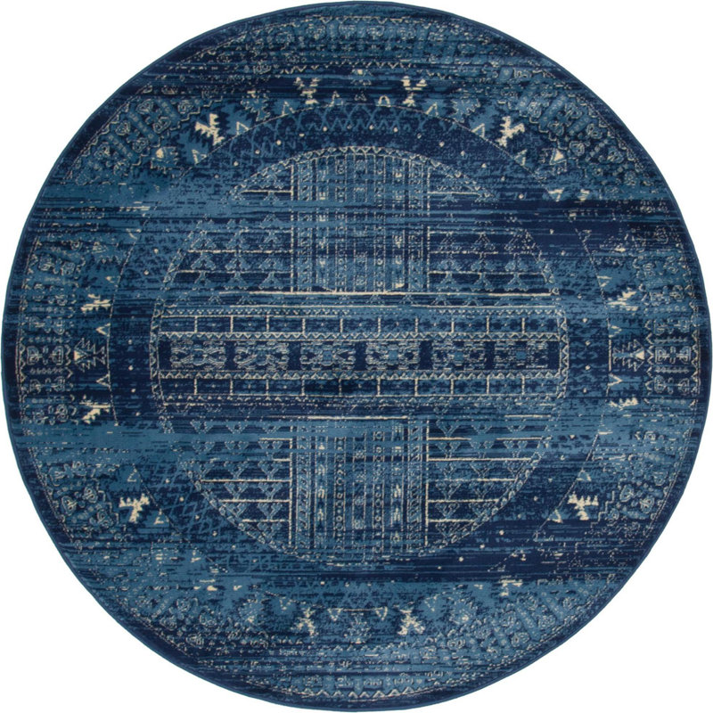 Angeliya Oriental Indoor Rug, Round 3'3"
