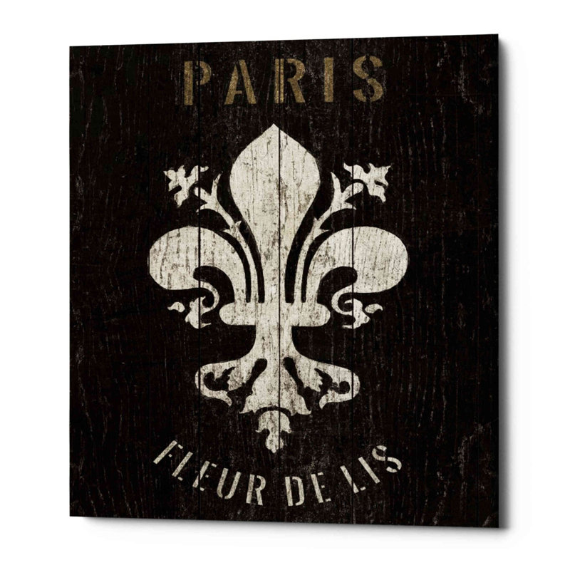 «Refurbished Fleur-de-lis» par Wild Apple Portfolio, art mural sur toile, H 18 po x l 16 po x P 0,75 po