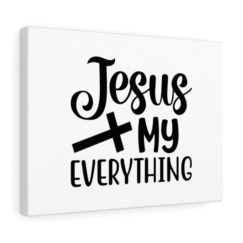 Jesus My Everything Cross - Wrapped Canvas Print, 61cm H x 76cm W