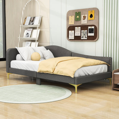 Upholstered Daybed with Elegant Design and Sturdy Frame