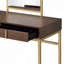 Bureau de coiffeuse avec miroir et plateau à bijoux