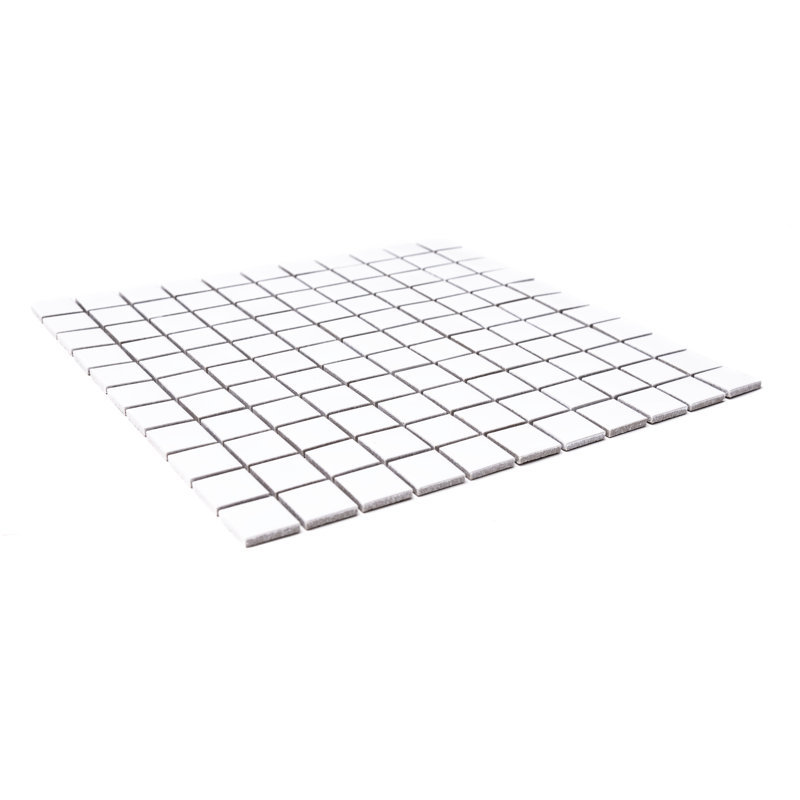 Cube 12" x 12" Porcelain Grid Mosaic Wall Tile