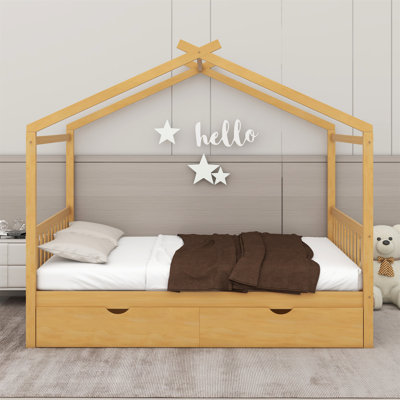 Friedegund Slat Storage Bed