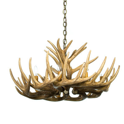 Lustre de roue de style bougie 9 lumières façon bougie Neve
