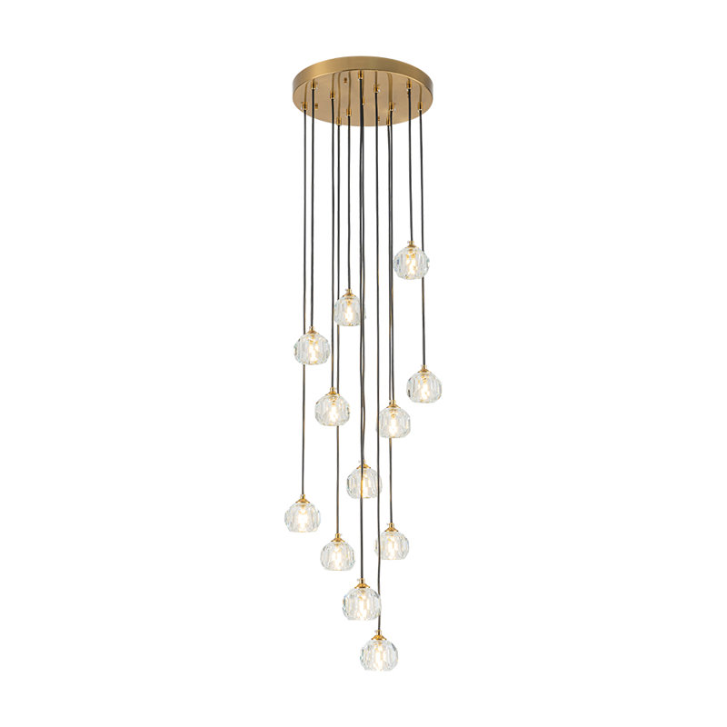 12 - Light Brass Pendant