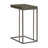 Expandable C-Shaped Side Table, Weathered Grey