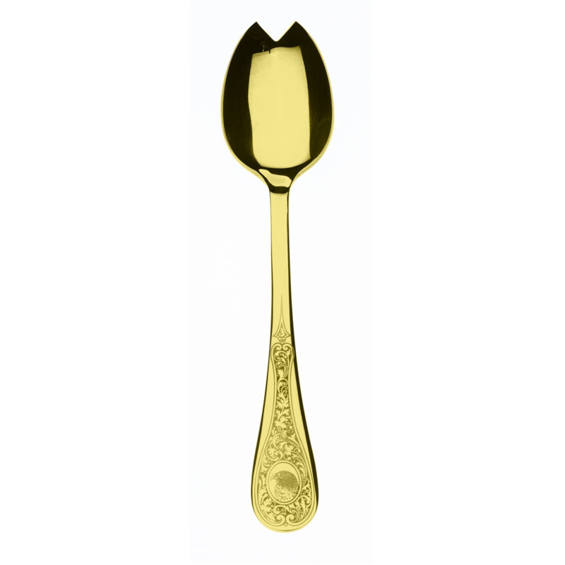 Diana Salad Servers, Gold