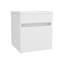 Meuble-lavabo flottant blanc avec lavabo et 1 porte-1092894054