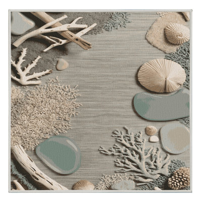 Washable Coastal Surface Collection Coastal Area Rug