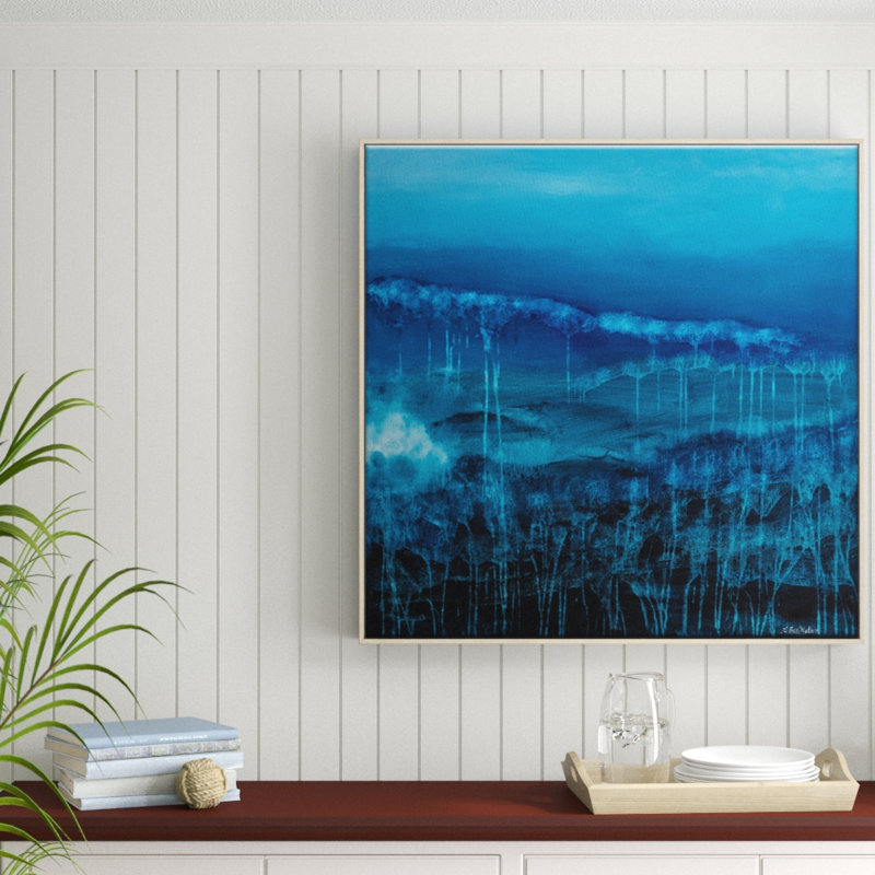 Lydia Ben-Natan - Painting on Canvas, 41cm H x 41cm W x 4cm D, Timber