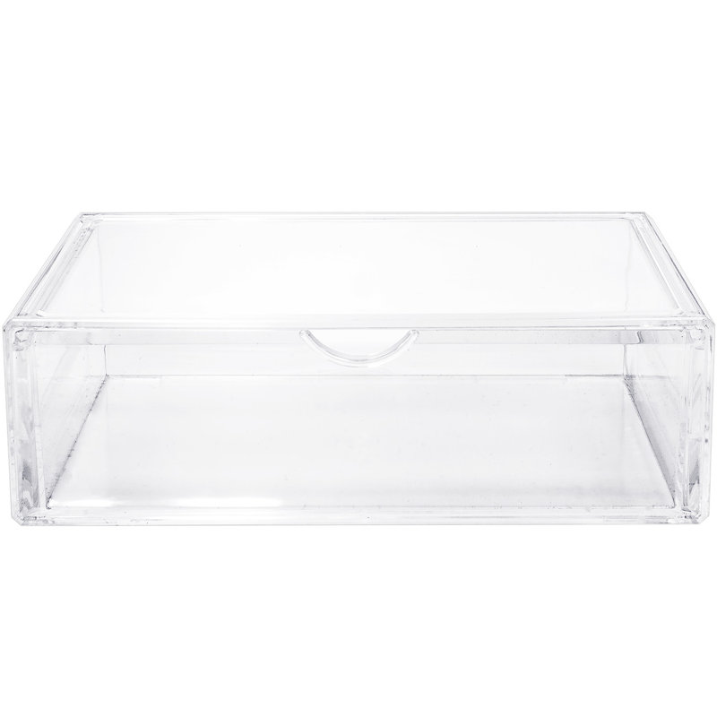 Sorbus Sorbus Single Cosmetic Acrylic Drawers for Organizing, Stackable, Large in Clear