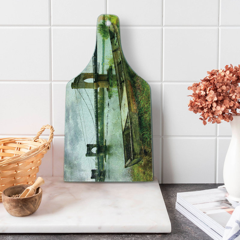 Planche à découper en verre trempé Ambesonne