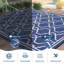 Tapis d'extérieur imperméable pour patio, paille en plastique réversible pliable pour camping, véhicule récréatif, balcon, terrasse, pique-nique, plage, bleu et blanc-1040195769-1040195773