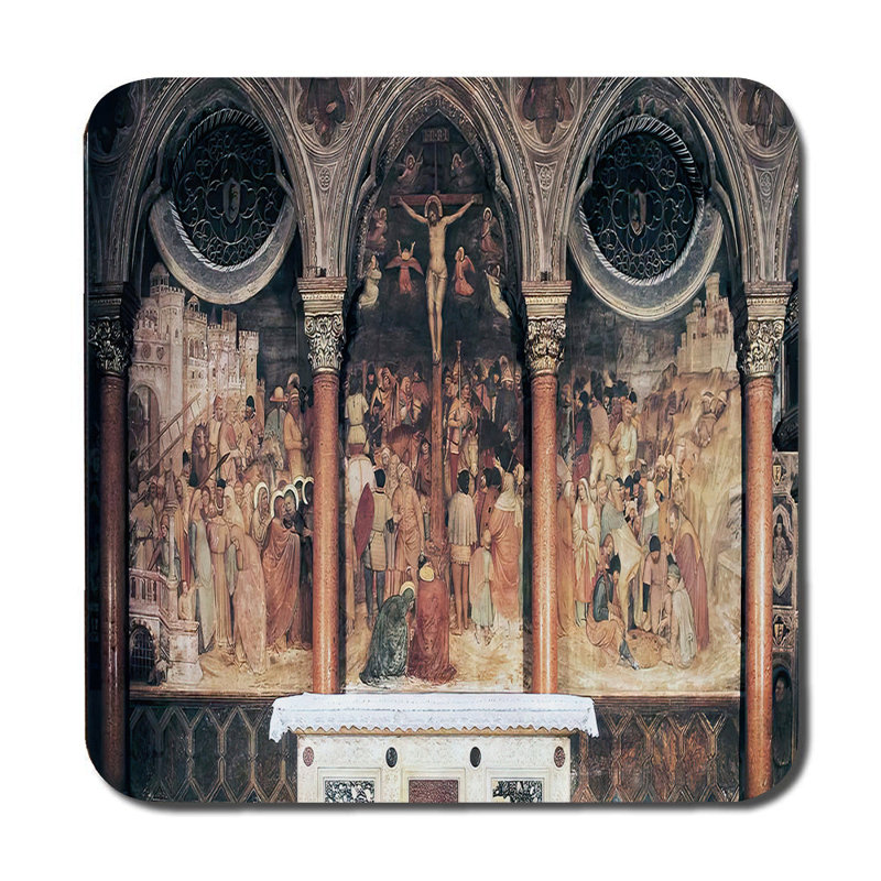 Medieval King On Throne Artwork Placemat And Coaster Set