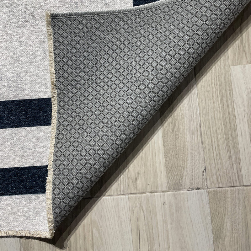 Tapis rectangulaire avec envers antidérapant Vipul, Tapis de couloir 3 pi 4 po x 14 pi 10 po