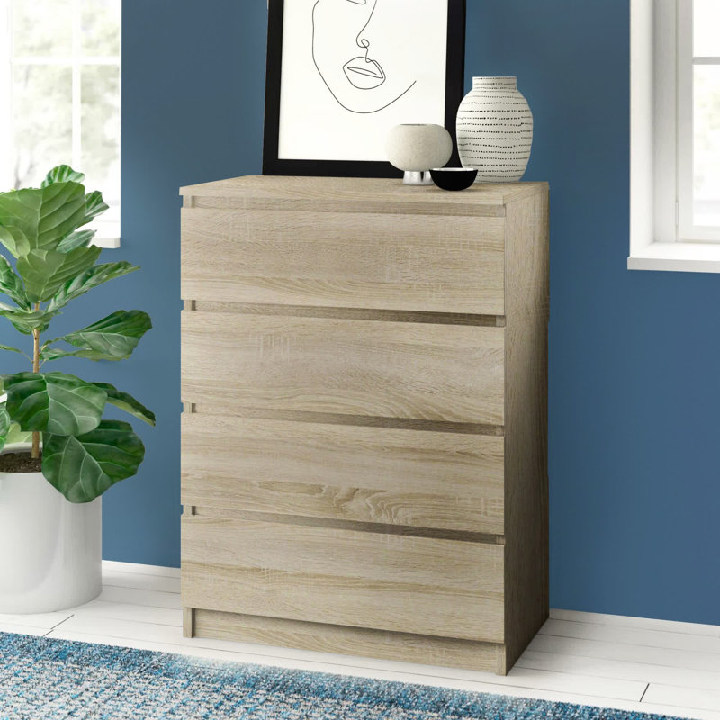 Helen 70cm W 4 - Drawer Chest of Drawers, Sonoma