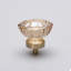 1 1/2" Round Amber Glass Knob-661319527