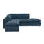 Canapé modulaire de coin avec repose-pieds 98,5 po Antino-632320114