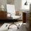 Chaise de bureau ergonomique pivotante à haut dossier - Basics by Wayfair ™