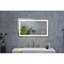 Miroir de salle de bain polyvalent à DEL avec fonctions avancées pour une expérience améliorée-883142352