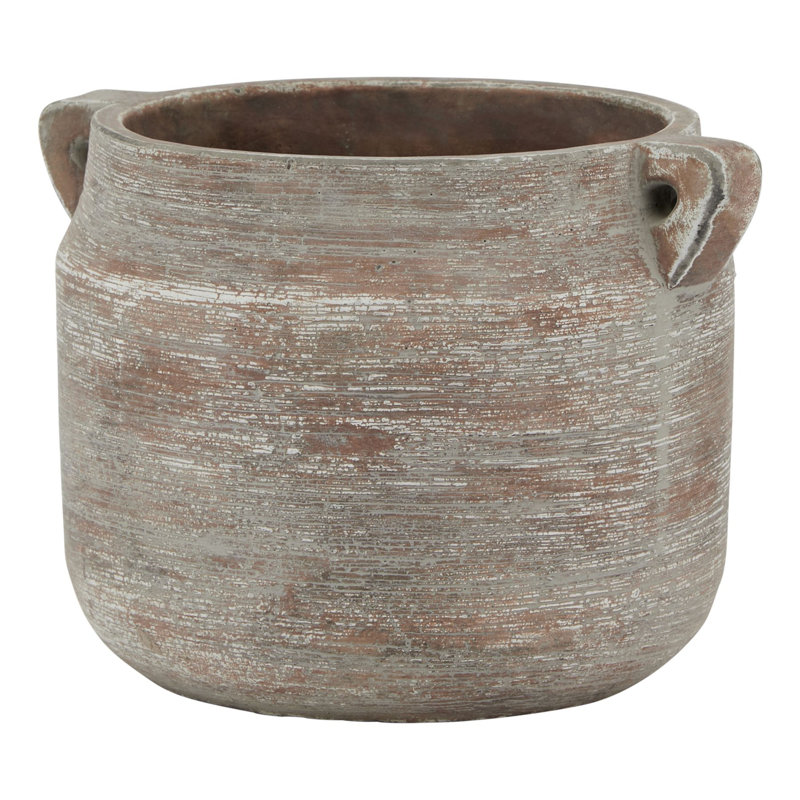 Catheline Handmade Ceramic Table Vase, Brown