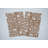 Fabdivine 18X18 Inch Table Napkin with Block Print – Perfect for All Occasions, Kundanvan, Brown