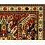 Chelaberd Wool Southwestern Area Rug in Beige/Red