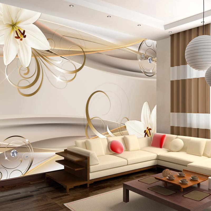 Kandus Floral Wall Mural, 55" L x 78" W
