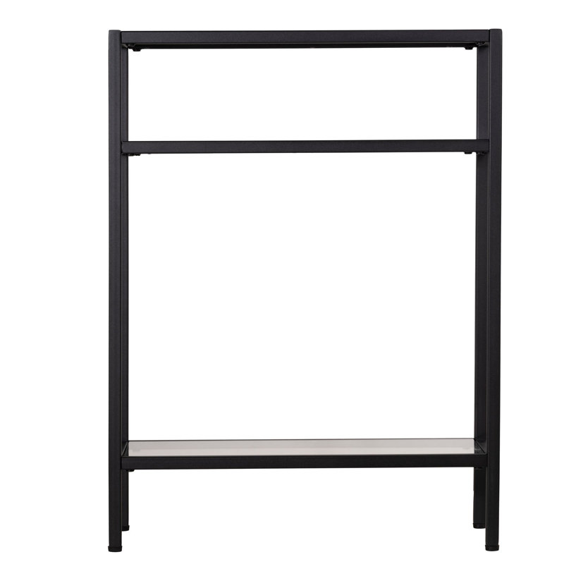 22.2'' Glass Top Console Table