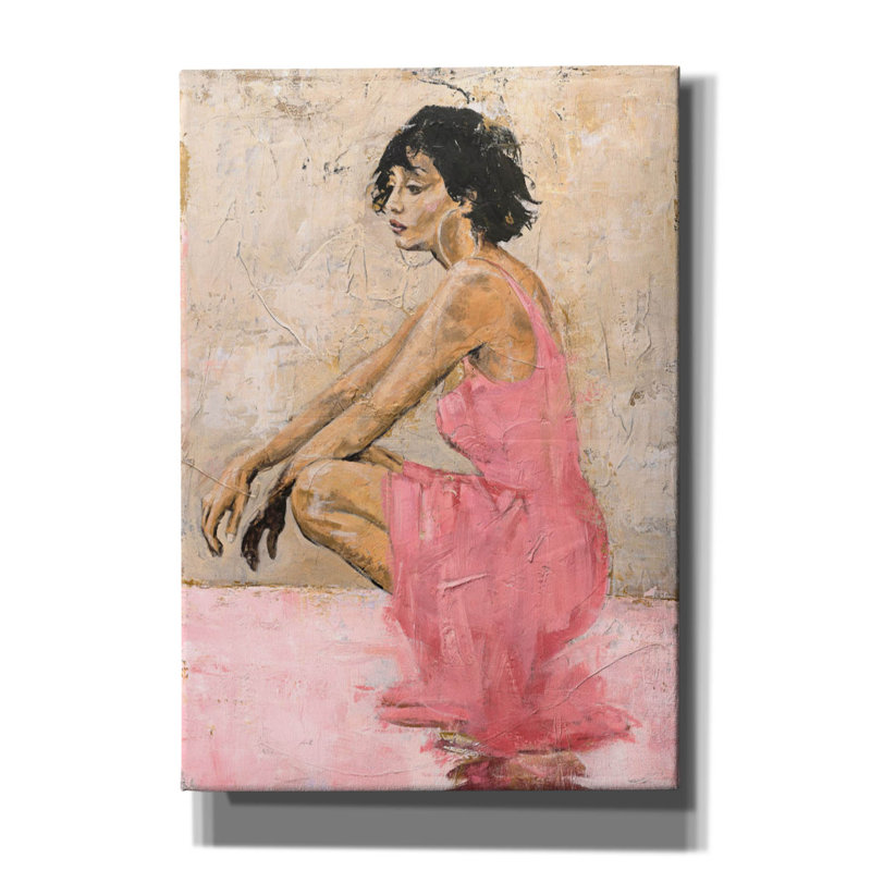 «Reflecting» par Incado, art mural sur toile, H 26 po x l 18 po x P 0,75 po