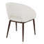 Chaise Renee en similicuir blanc par LumiSource
