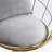 Velvet Bar Chair With Rotation And Adjustable Height