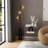 Candice 22 in. W Rectangular Clear Acrylic 2 Tier Etagere Bookcase, Clear