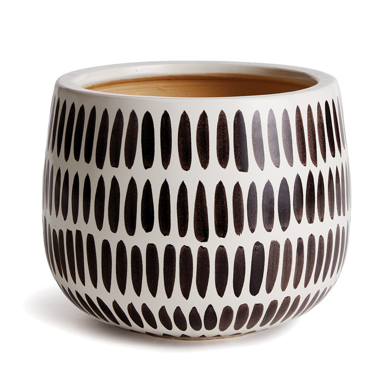 Killam Black Ceramic Pot Planter