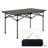 Aluminum Folding Camping Table Roll Up Portable Picnic Table With Carrying Bag