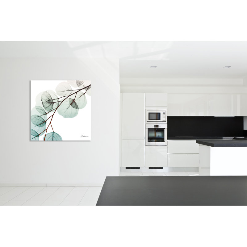 «Extravagant Eucalyptus 1», toile tendue par Albert Koetsier, H 24 po x l 24 po x P 1,5 po