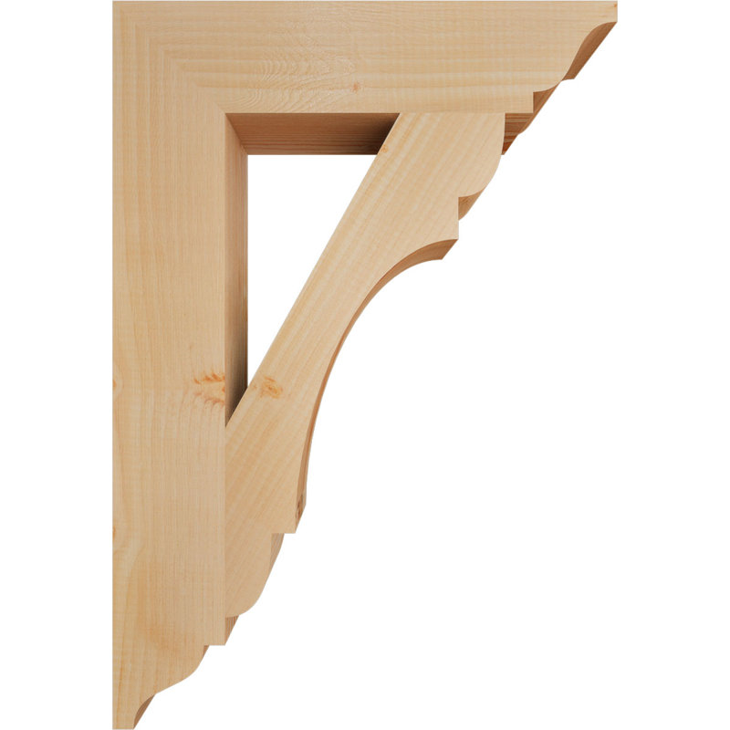 Support olympique traditionnel, H 26 po x l 3,5 po x P 18 po, Douglas (lisse)
