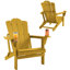 Chaise Adirondack en plastique PEHD résistant aux intempéries Devito-170178738