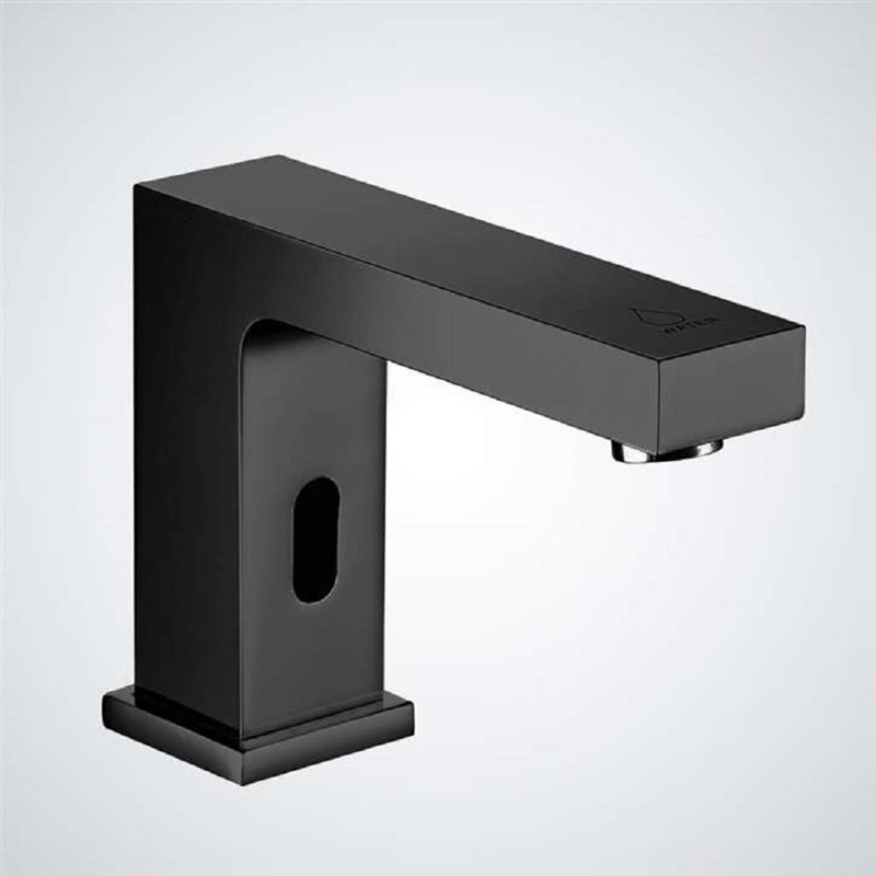 Robinet sans contact noir mat Fontana Latina