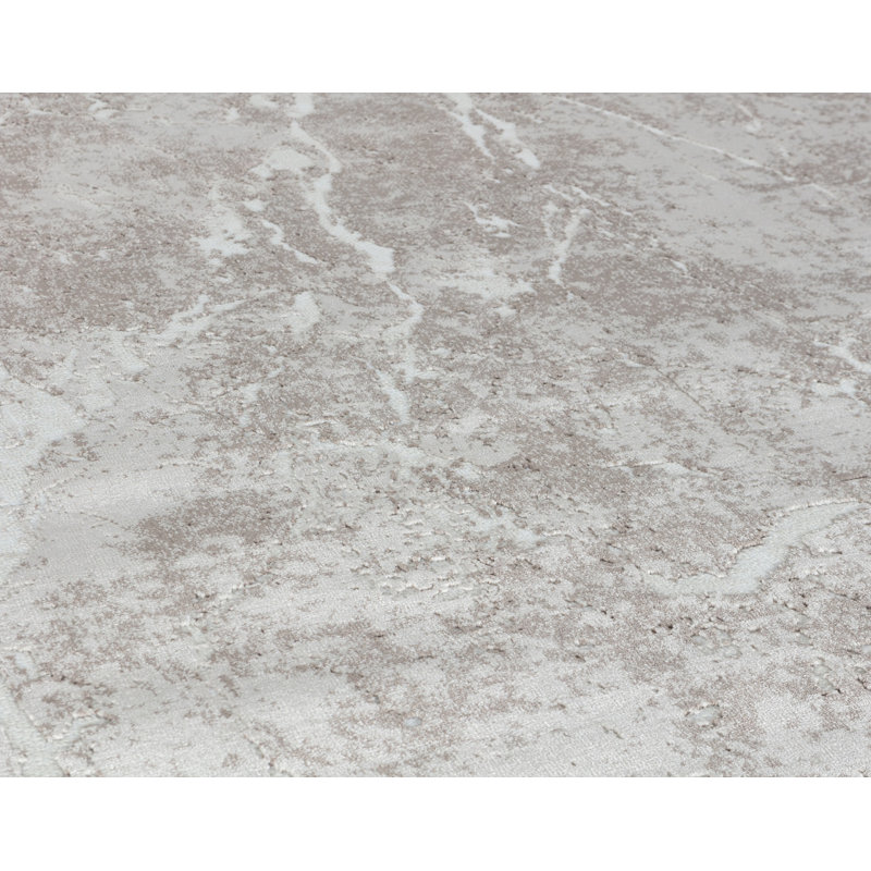 Studebaker Collection Brown Contemporary Area Rug, Rectangle 8'1" x 10'5"